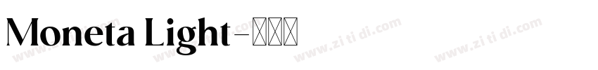 Moneta Light字体转换